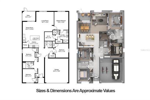 Villa ou maison à louer à Spring Hill, Floride: 4 chambres, 168.34 m2 № 2115887 - photo 2