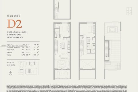 Copropriété à vendre à Miami, Floride: 2 chambres, 152.82 m2 № 2063999 - photo 27