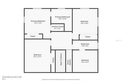 Villa ou maison à vendre à Dunedin, Floride: 5 chambres, 279.26 m2 № 1899835 - photo 7