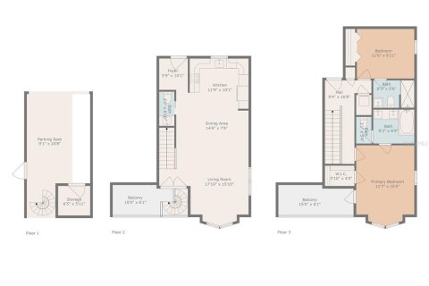 Condominio en venta en Tampa, Florida, 2 dormitorios, 120.4 m2 № 1907652 - foto 26
