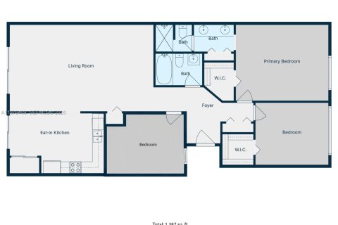 Townhouse in Margate, Florida 3 bedrooms, 128.86 sq.m. № 2040861 - photo 27