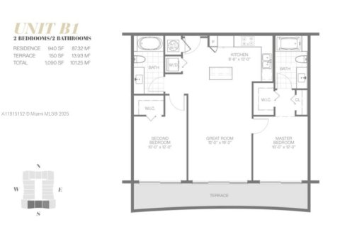 Copropriété à louer à Miami, Floride: 2 chambres, 81.94 m2 № 1766761 - photo 4