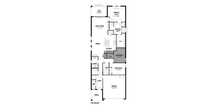 House in TRIPLE CREEK in Riverview, Florida 3 bedrooms, 166 sq.m. № 211988