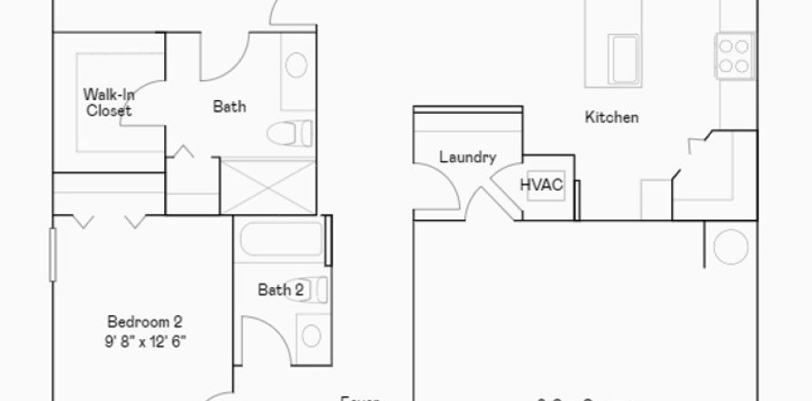 Casa en DeLand, Florida 3 dormitorios, 124.77 m2 № 1822345