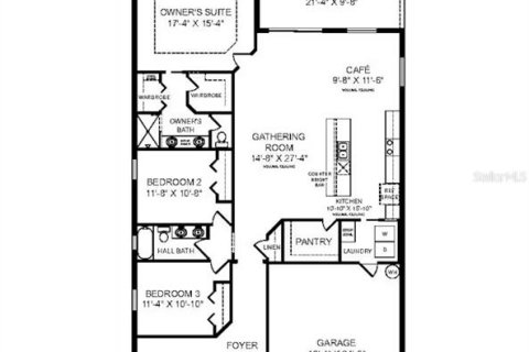 Купить виллу или дом в Малберри, Флорида 3 комнаты, 186.27м2, № 1820697 - фото 2