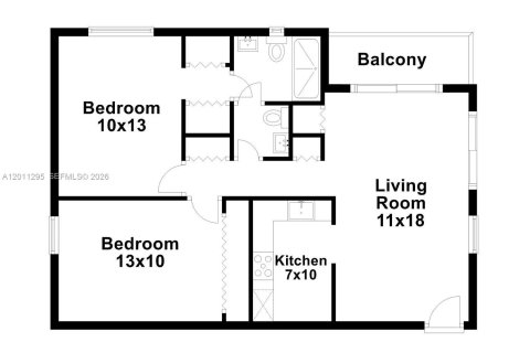 Купить кондоминиум в Майами, Флорида 2 спальни, 65.59м2, № 2075155 - фото 7
