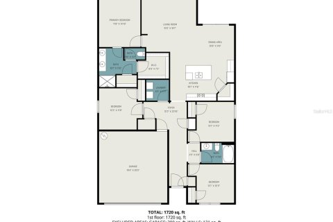 House in Auburndale, Florida 4 bedrooms, 171.96 sq.m. № 2238718 - photo 24