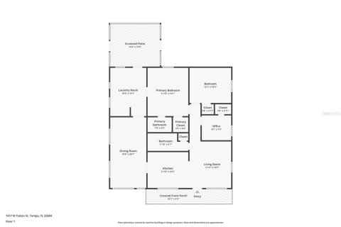 House in Tampa, Florida 3 bedrooms, 135.64 sq.m. № 2199318 - photo 20