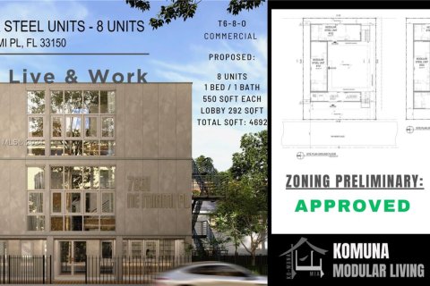 Terreno en venta en Miami, Florida № 1054999 - foto 1