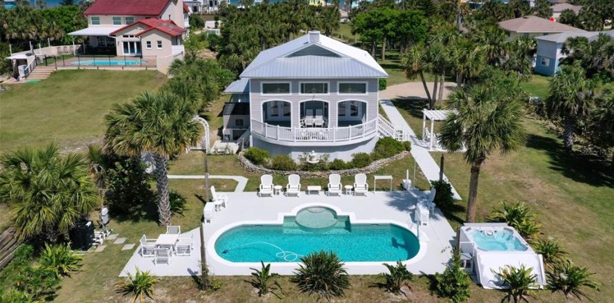 House in Flagler Beach, Florida 3 bedrooms, 163.79 sq.m. № 1618605
