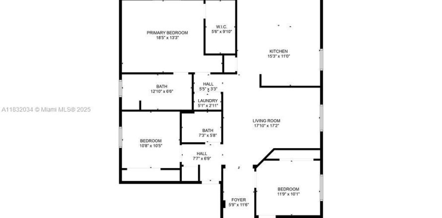 House in Miami, Florida 3 bedrooms, 173.73 sq.m. № 1943535
