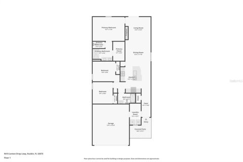 House in Sun City Center, Florida 3 bedrooms, 134.8 sq.m. № 2196949 - photo 27