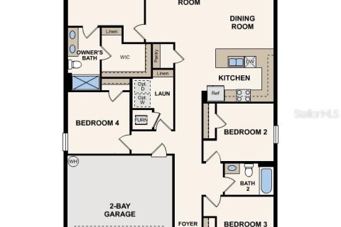 House in Sebring, Florida 4 bedrooms, 154.78 sq.m. № 1514125 - photo 2