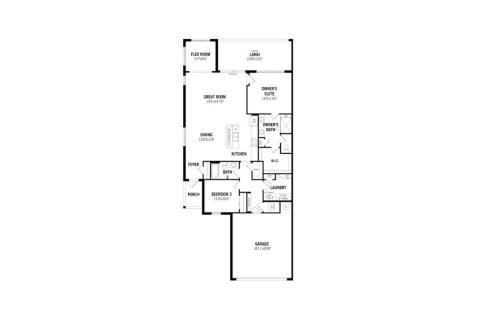 House floor plan «151SQM», 2 bedrooms in TRADITION - TELARO