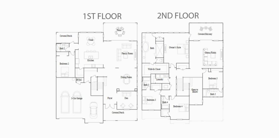 House in TARRAMOR in Odessa, Florida 5 bedrooms, 425 sq.m. № 203812