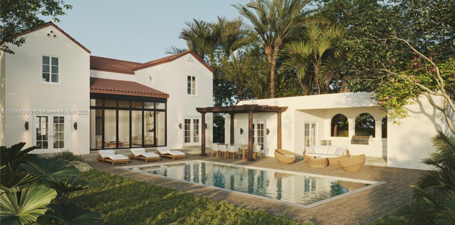 House in Coral Gables, Florida 4 bedrooms, 274.8 sq.m. № 1868191