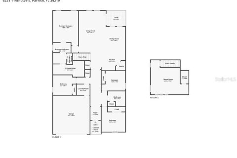 Villa ou maison à vendre à Parrish, Floride: 5 chambres, 221.29 m2 № 2430925 - photo 14