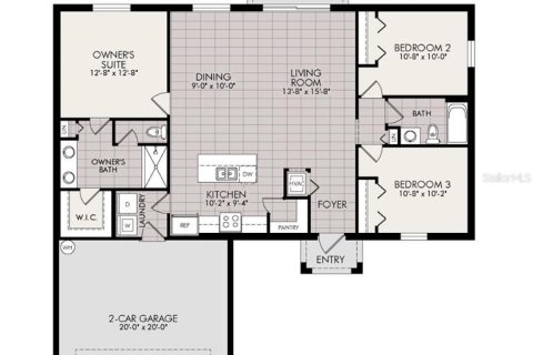 House in Port Charlotte, Florida 3 bedrooms, 130.06 sq.m. № 1787745 - photo 9