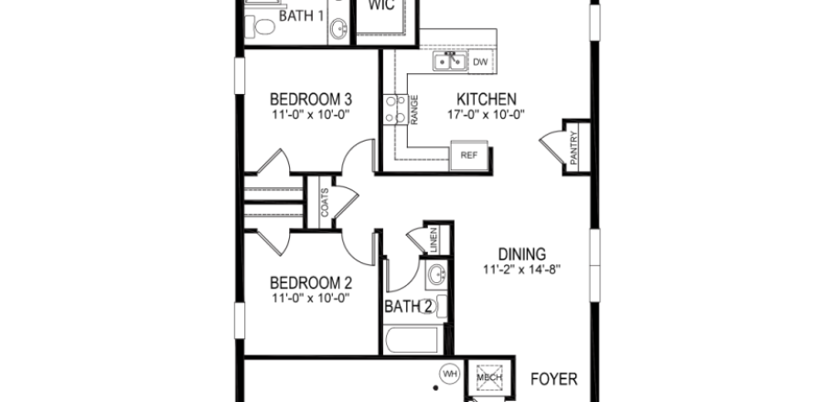 House in Saint Cloud, Florida 3 bedrooms, 139.73 sq.m. № 1870308