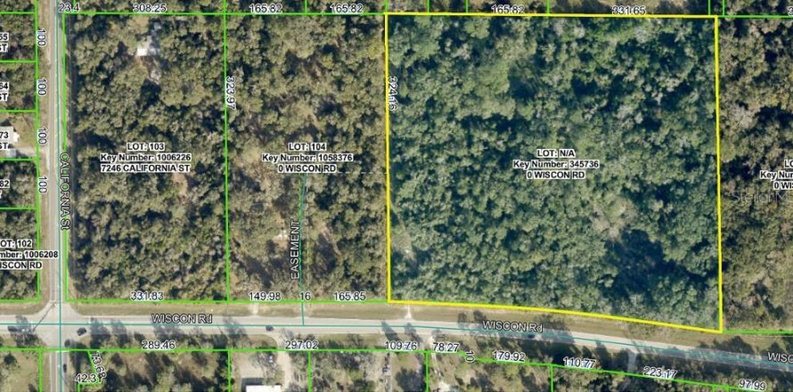 Terreno en Brooksville, Florida № 1906081