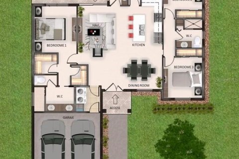 Купить виллу или дом в Порт-Шарлотт, Флорида 8 комнат, 153.57м2, № 1539234 - фото 21