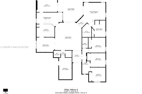 Снять в аренду виллу или дом в Мирамар, Флорида 4 спальни, 244.7м2, № 1957740 - фото 30