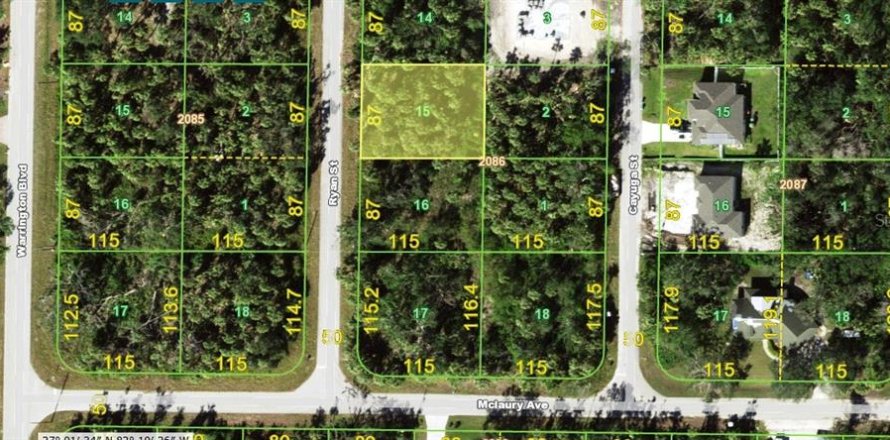 Land in Port Charlotte, Florida № 2165298