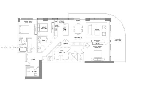 Condominio en alquiler en Fort Lauderdale, Florida, 3 dormitorios, 175.59 m2 № 1991855 - foto 15