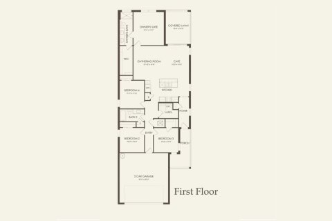 Планировка таунхауса «147SQM DANIEL» 4 спальни в ЖК ISLES AT BAYVIEW