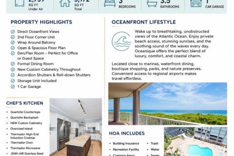 Copropriété à vendre à Hutchinson Island South, Floride: 3 chambres, 256.32 m2 № 2188456 - photo 9