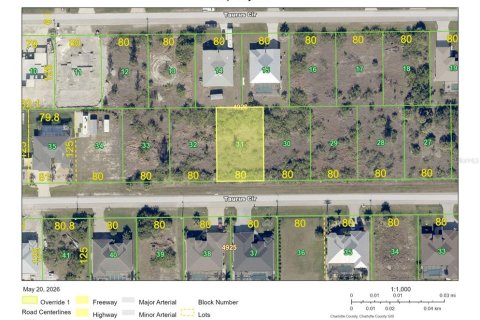 Terreno en Port Charlotte, Florida № 2195517