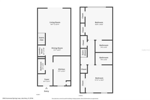 Touwnhouse à vendre à Lake Mary, Floride: 2 chambres, 101.73 m2 № 1907570 - photo 28