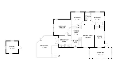 Casa en alquiler en West Palm Beach, Florida, 3 dormitorios, 116.31 m2 № 1128901 - foto 1