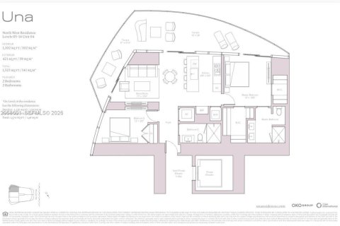 Copropriété à louer à Miami, Floride: 2 chambres, 102.38 m2 № 2168166 - photo 5