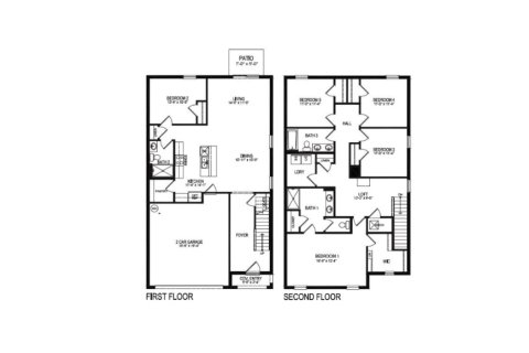 House floor plan «House», 5 bedrooms in Courtland Park Express Series
