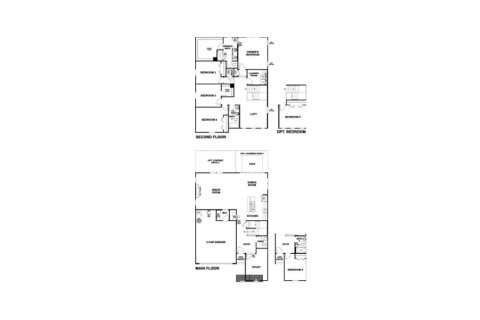 House floor plan «House», 4 bedrooms in Grand Creek South
