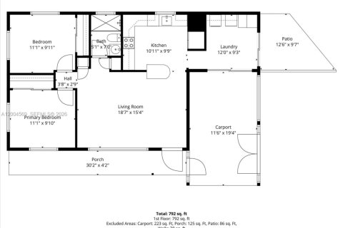 House in Key Largo, Florida 2 bedrooms, 82.22 sq.m. № 2076460 - photo 2