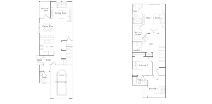 Townhouse in Shearwater - Traditional Luxury Townhomes 3 bedrooms, 166 sq.m. № 502377