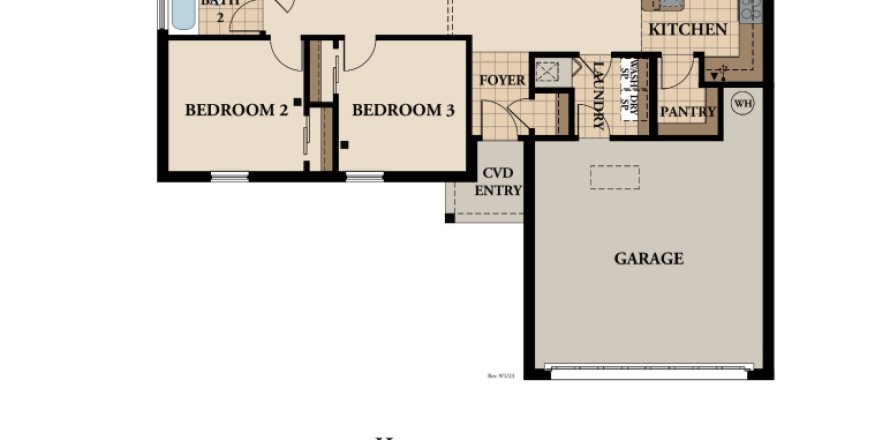 House in Palm Coast, Florida 3 bedrooms, 136.29 sq.m. № 1767332