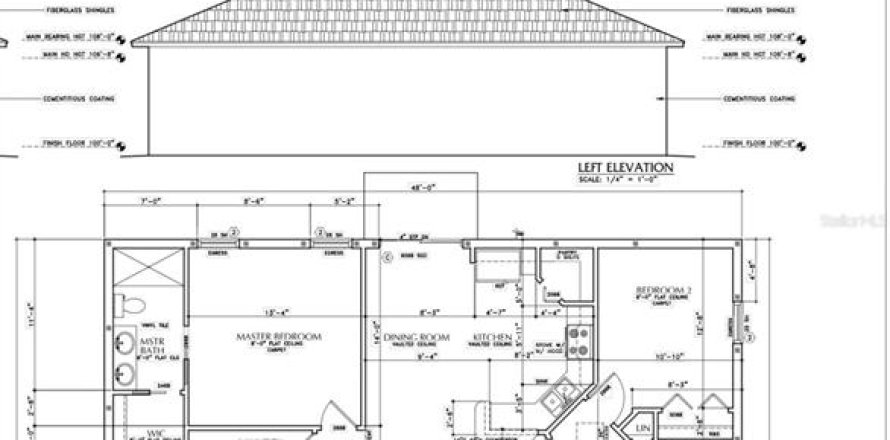 House in Ocala, Florida 3 bedrooms, 125.33 sq.m. № 1841683