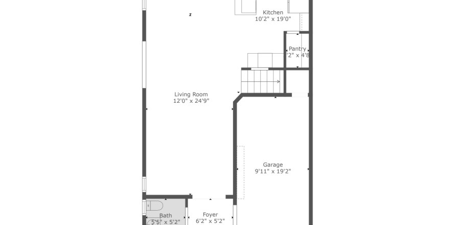 Townhouse in Tampa, Florida 3 bedrooms, 159.79 sq.m. № 1870430