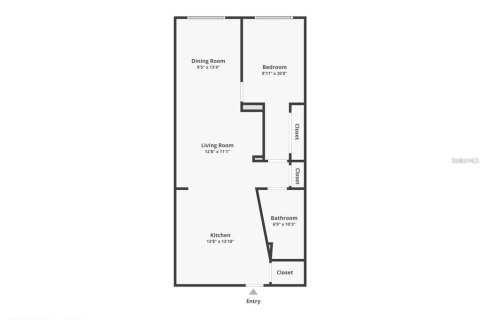 Condo in Tampa, Florida, 1 bedroom  № 2119629 - photo 5