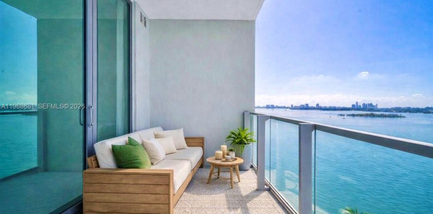 Кондоминиум с 1 спальней в Майами, Флорида № 2067458