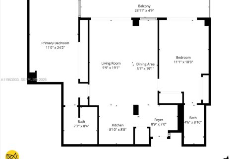 Купить кондоминиум в Майами, Флорида 2 спальни, 95.69м2, № 2028180 - фото 29