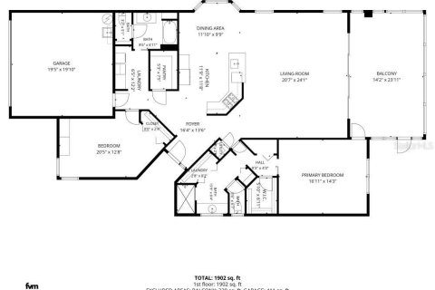 Villa ou maison à vendre à Tampa, Floride: 2 chambres, 178.74 m2 № 2436775 - photo 28