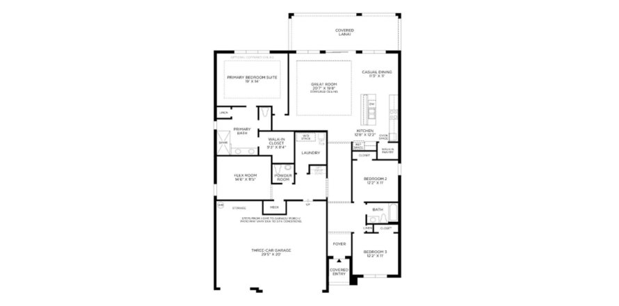 Таунхаус в TOLL BROTHERS AT VENICE WOODLANDS в Венеция, Флорида 3 спальни, 222м2 № 183348