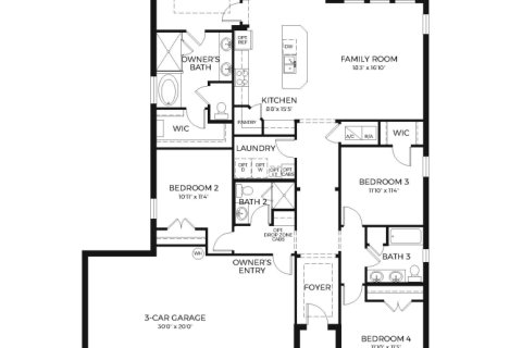Casa en venta en Kissimmee, Florida, 4 dormitorios, 195.84 m2 № 1810133 - foto 1