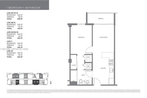 Condominio en alquiler en Miami, Florida, 1 dormitorio, 52.03 m2 № 1986229 - foto 22
