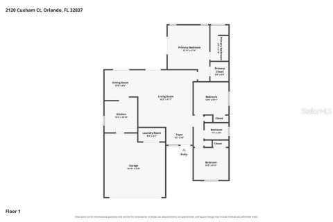 Villa ou maison à louer à Orlando, Floride: 3 chambres, 123.19 m2 № 2423891 - photo 2