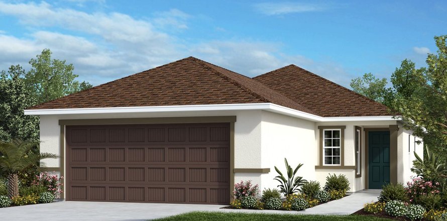 Дом в Sawgrass Lakes I в Парриш, Флорида 3 комнаты, 118м2 № 573616